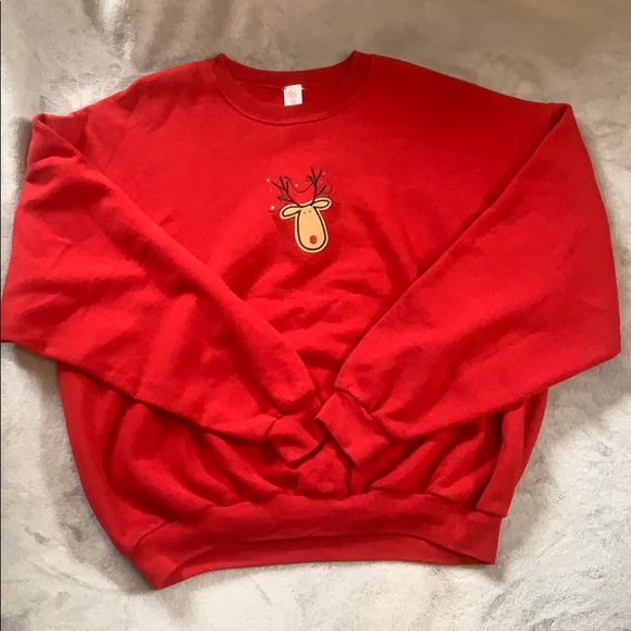 Sweaters - ❄️5/$20 Christmas reindeer pullover